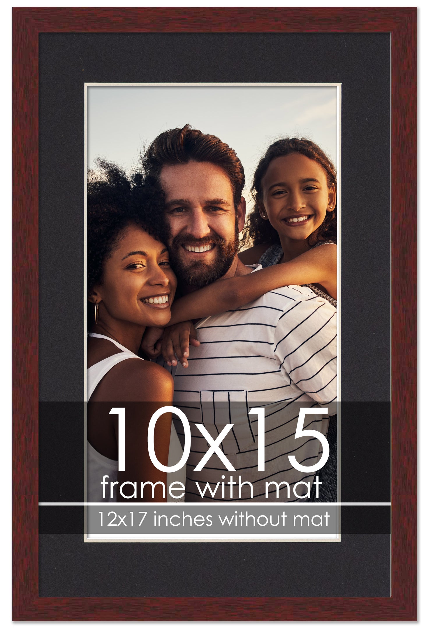 Brown Frame with Black Mat