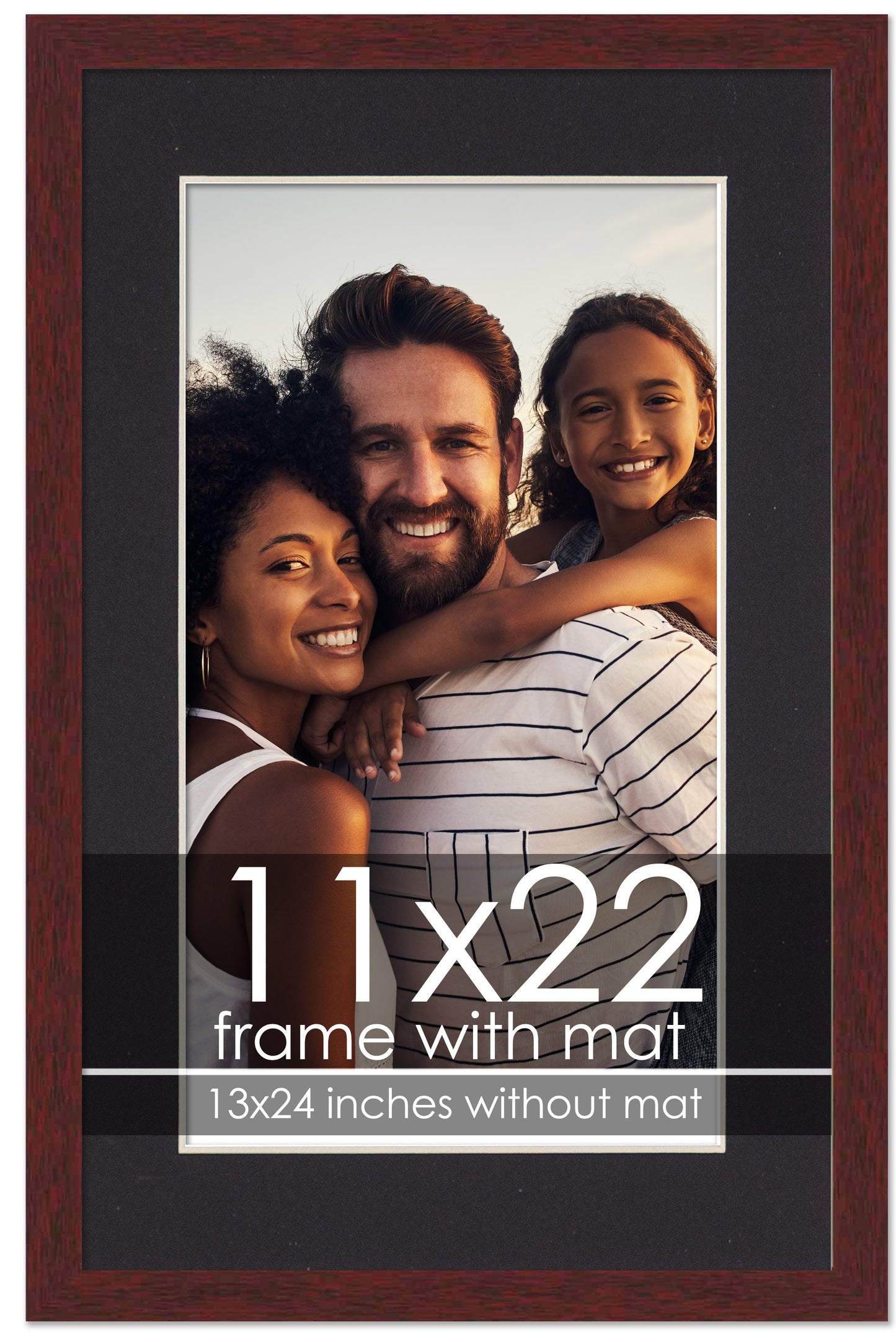 Brown Frame with Black Mat