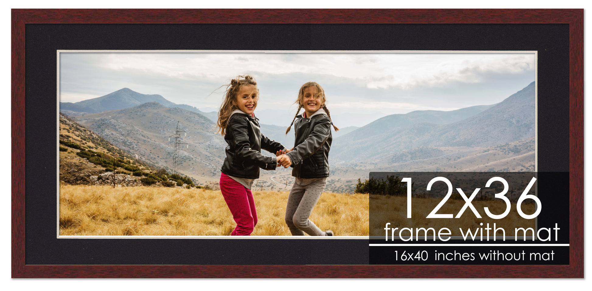 White 4x4 Frame With Mat - 8x8 Frame For a 4 x 4 Photo - Great for  Instagram Pictures 