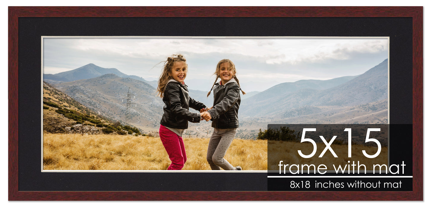 Brown Frame with Black Mat