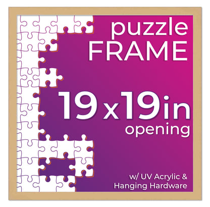 Natural Frame for Jigsaw Puzzles