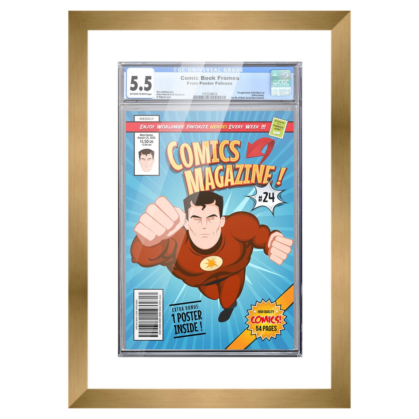 Comic Book Frame for 1 Comic Book