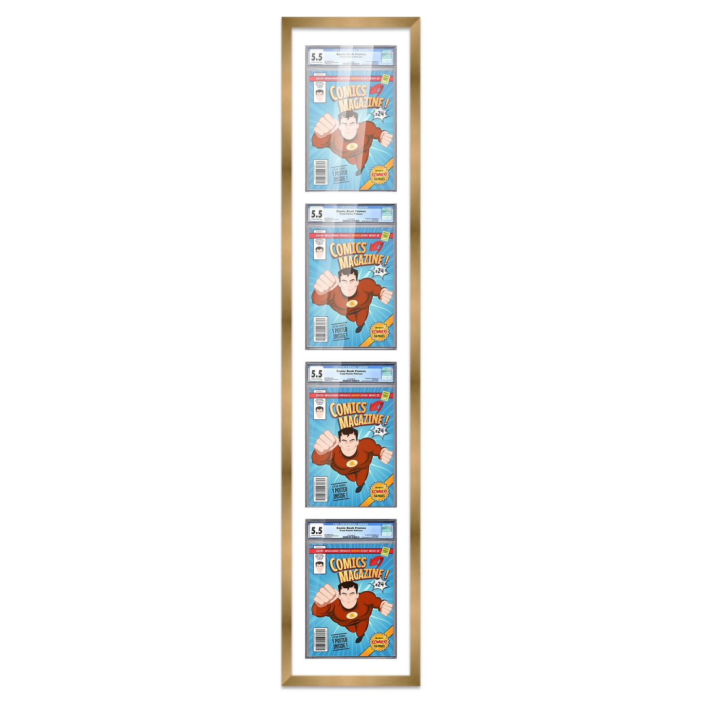 Comic Book Frame for 4 Comic Books