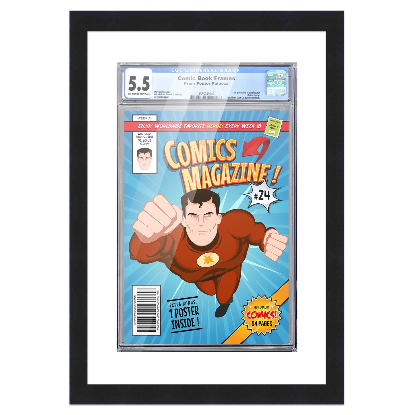 Comic Book Frame for 1 Comic Book