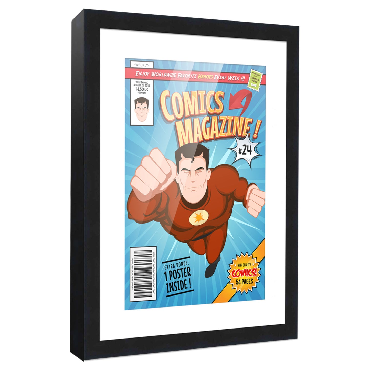 Comic Book Frame for 1 Comic Book