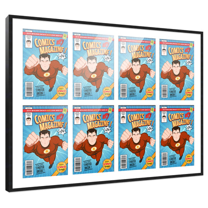 Comic Book Frame for 8 Comic Books