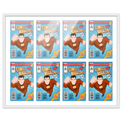 Comic Book Frame for 8 Comic Books