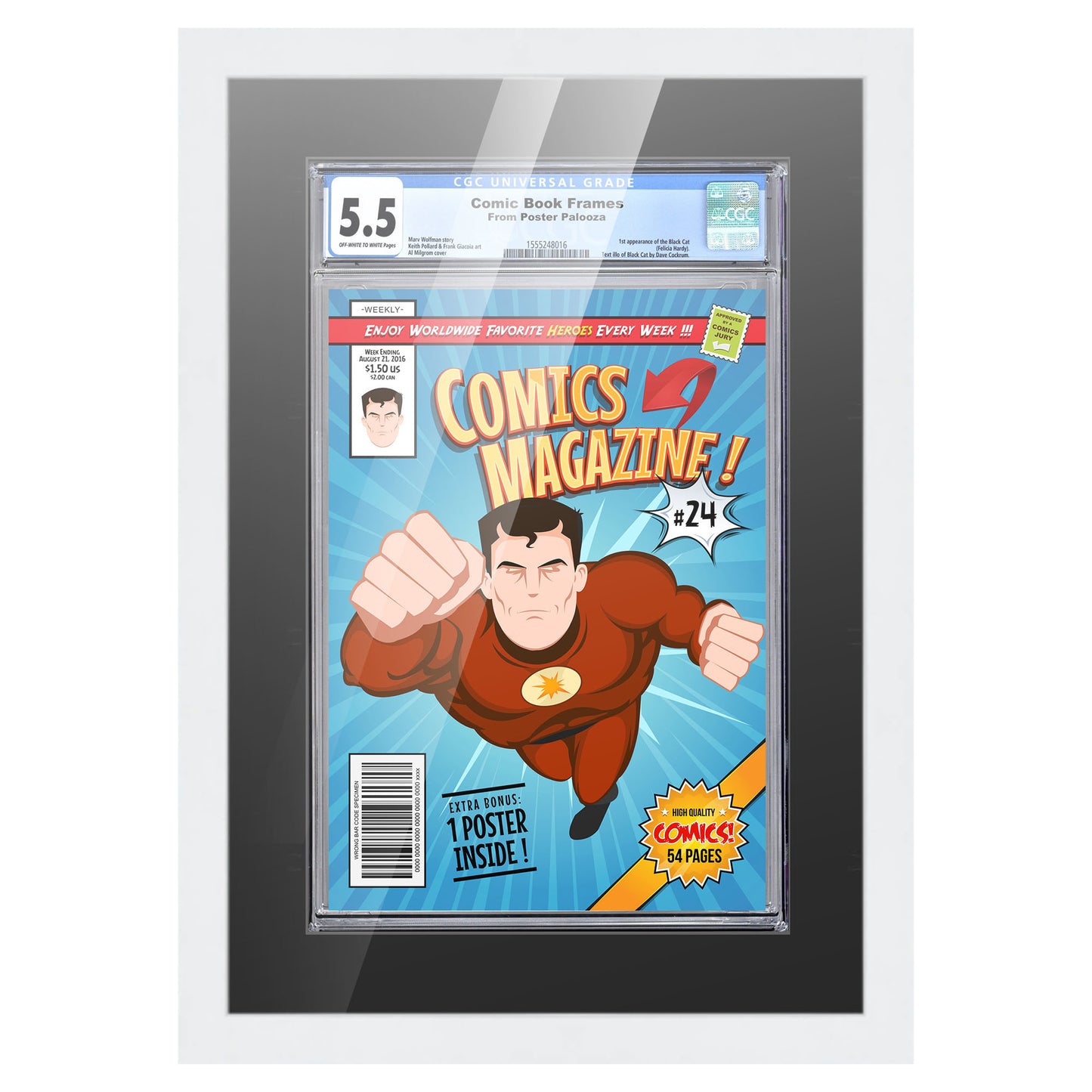 Comic Book Frame for 1 Comic Book