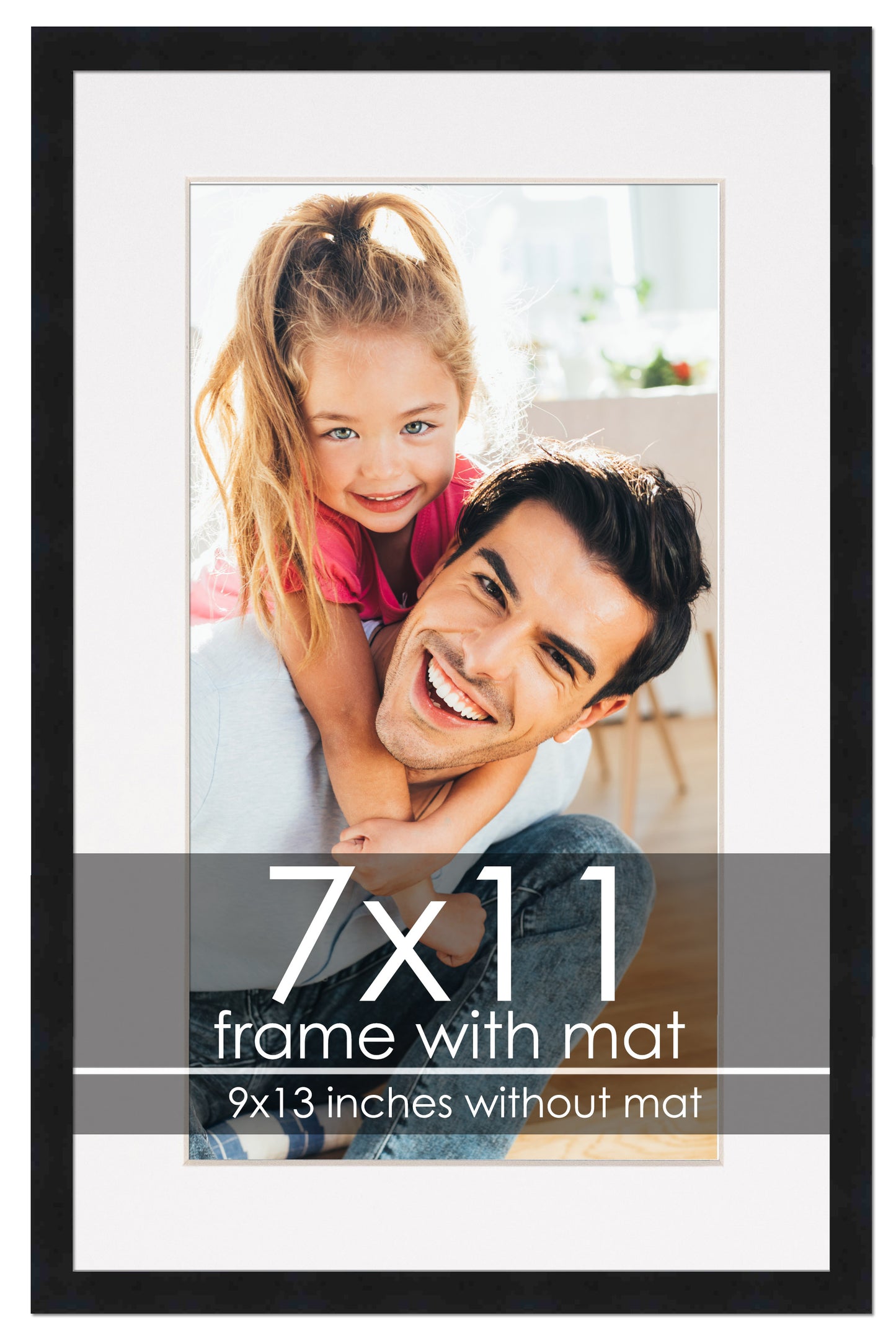 Black Frame with White Mat