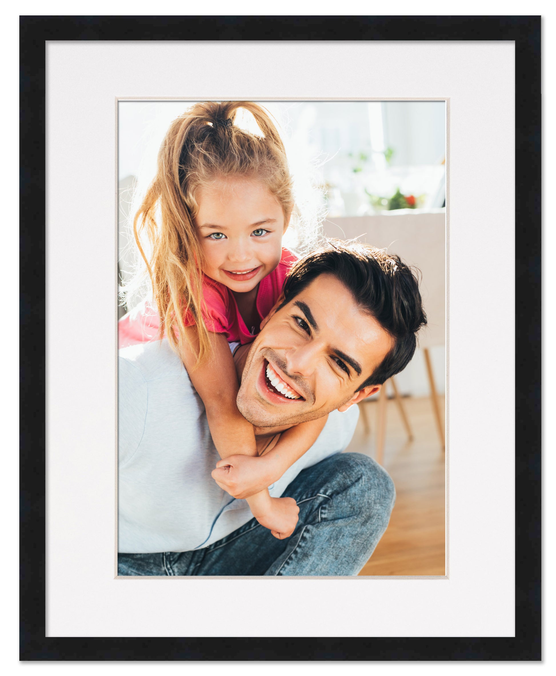 White 4x4 Frame With Mat - 8x8 Frame For a 4 x 4 Photo - Great for  Instagram Pictures