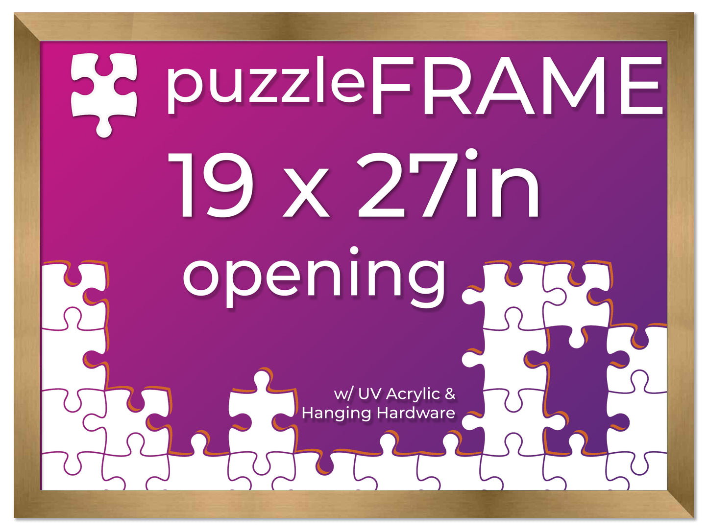 Bronze Frame for Jigsaw Puzzles