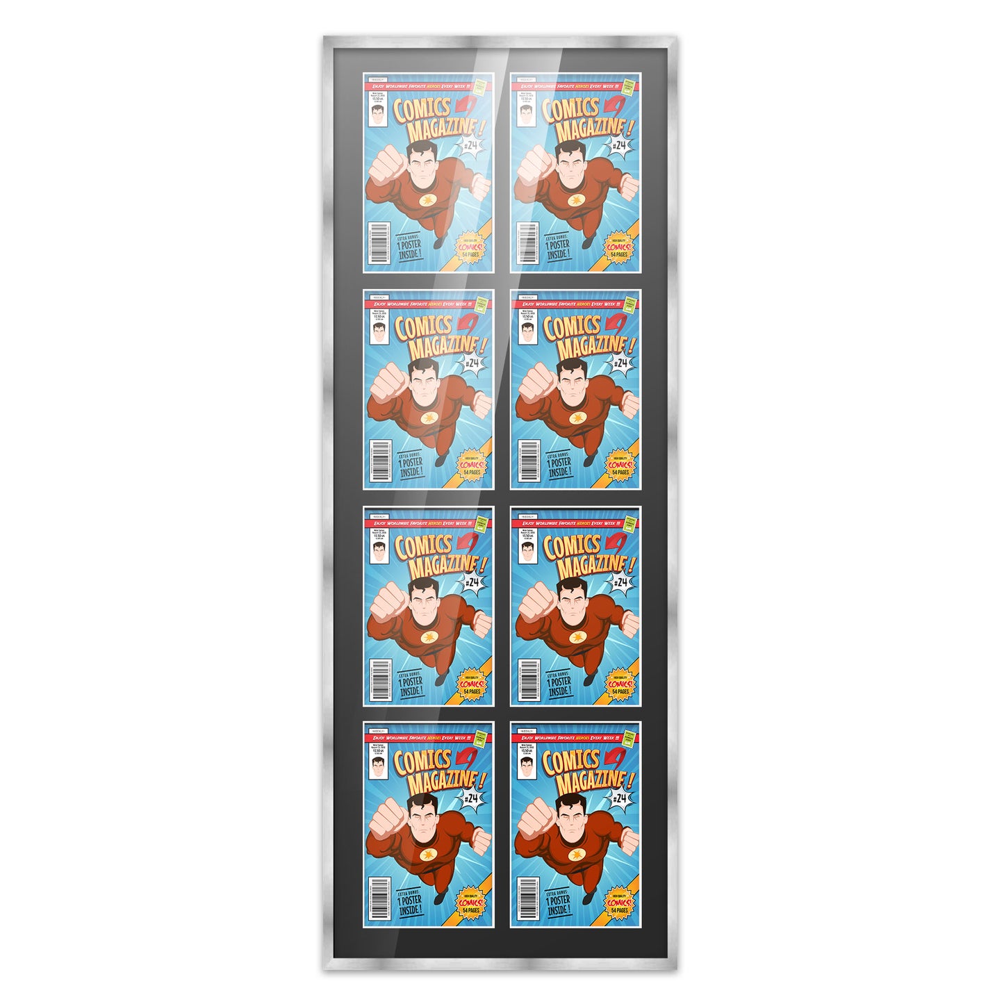 Comic Book Frame for 8 Comic Books