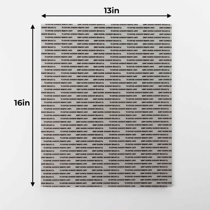 Self Stick Foam Boards - 100 Pack