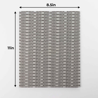 Self Stick Foam Boards - 100 Pack