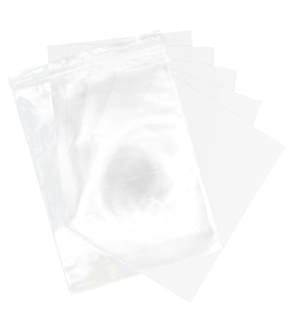 Pack of 25 Oyster Shell White Precut Acid-Free Matboard Set with Clear Bags & Backings